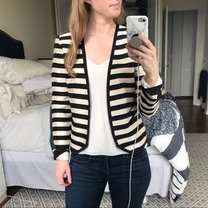Ann Taylor Striped blazer
